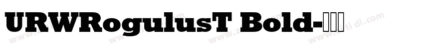 URWRogulusT Bold字体转换